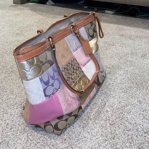 Vintage Coach Patchwork Purse